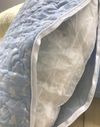 Подушка микрофибра с замком 50х70 голубой 