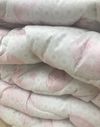 Одеяло полуторное зимнее 155х210 холлофайбер розовое