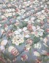 Одеяло полуторное зимнее 155х210 холлофайбер цветочное 