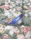 Одеяло двуспальное зимнее 175х210 холлофайбер цветочное 
