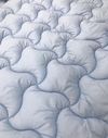 Одеяло двуспальное зимнее 175х210 холлофайбер голубое  