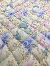 Одеяло полуторное зимнее 155х210 холлофайбер цветы