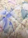 Одеяло полуторное зимнее 155х210 холлофайбер цветы