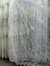 Фатинова тюль з кордовою вишивкою №116740 біла
