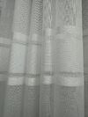 Тюль бамбук з вишивкою Keten 12-07 білий
