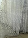 Качественный фатиновый тюль с густой вышивкой №9305